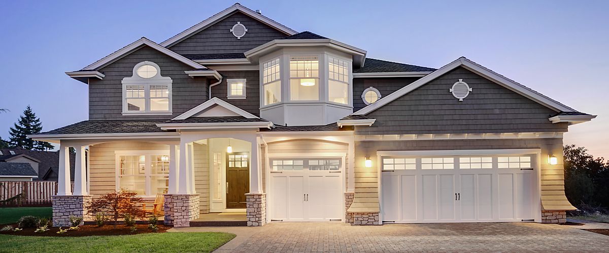 Transitional home exterior color choices can be stylish with three trending colors